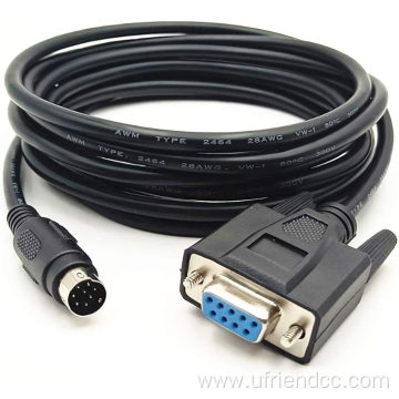 Rs232 Db9 to Mini Din 8pin serial cable